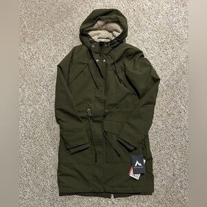 New McKinley Women’s Amita Parka Olive Jacket - Women’s Size XS NWT